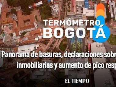 Conozca en el termómetro de esta semana la noticia de la alerta de la Procuraduría a Claudia López por el grave panorama de basuras en Bogotá, las declaraciones de la alcaldesa sobre la seguridad y el aumento en el pico respiratorio por el clima en la capital.