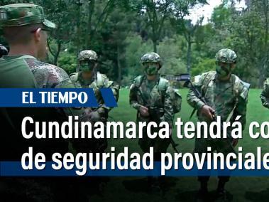 Cundinamarca tendrá consejos de seguridad provinciales