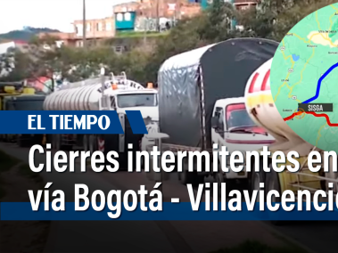 Cierres de dos horas y apertura de una hora tras derrumbe vía Bogotá - Villavicencio |