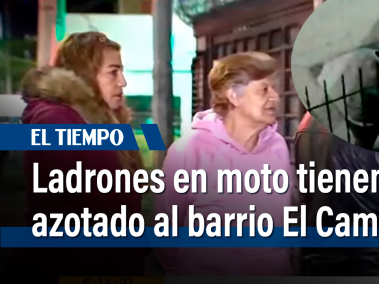 Ladrones en moto tienen atemorizados a los habitantes del barrio El Campín. Los residentes del sector aseguran que los delincuentes no respetan hora, género, ni edad para atacar a sus víctimas.