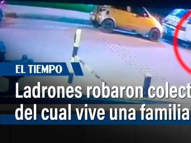 Una familia vive un drama, luego de que un delincuente se robó su vehículo colectivo con el cual trabajan llevando pasajeros en el municipio de Soacha