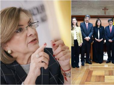 Procuradora Margarita Cabello y la Sala Plena de la Corte Constitucional.