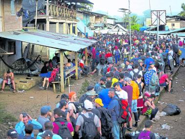 Bajo Chiquito es el primer pueblo panameño al que llegan los migrantes tras pasar el Darién.