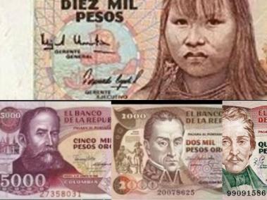 Muchos personajes destacados en la historia de Colombia aparecen en los billetes.