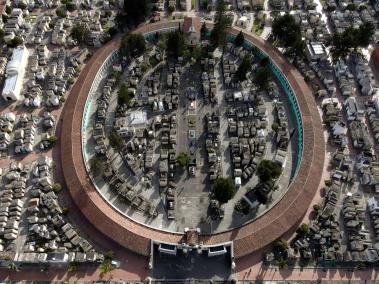 Imágenes aéreas del Cementerio Central de Bogotá
Foto: César Melgarejo/ El Tiempo