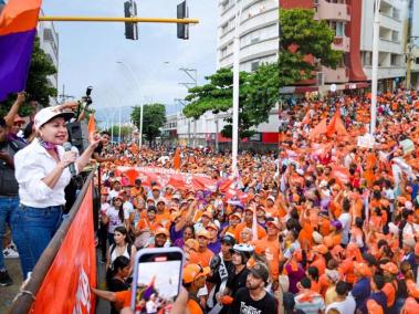 Los miembros de Fuerza Ciudadana mantienen las protestas en Santa Marta.