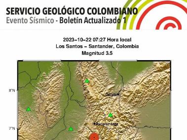 El hecho ocurrió a las 7:26 de esta mañana.