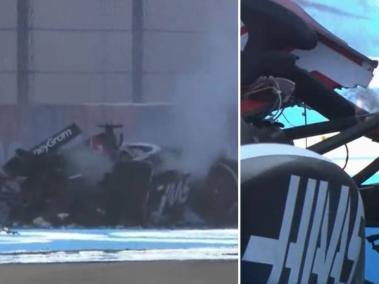 Grave accidente en la F1.