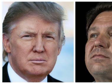 Donald Trumo supera a Ron DeSantis en una encuesta entre los republicanos de Florida.