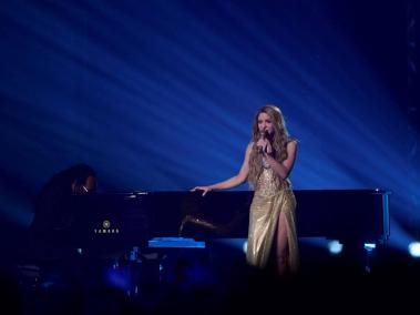 La cantante se presentó durante la gala.