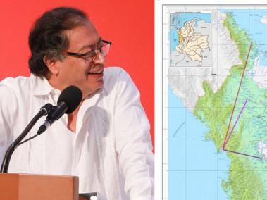 Presidente Petro habló sobre una primera línea férrea para complementar el Canal de Panamá.