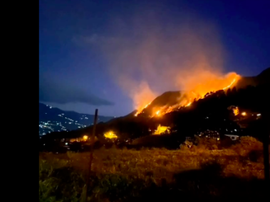 Incendio En Copacabana, Antioquia.