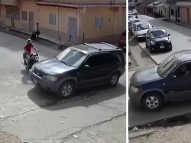 El conductor del vehículo huye tras presentarse el siniestro vial.