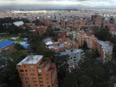 Imagen panoramica de Chapinero Alto.