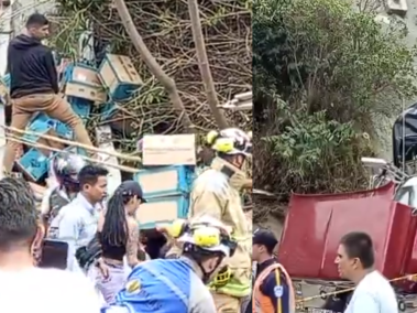 Grave accidente de tránsito.