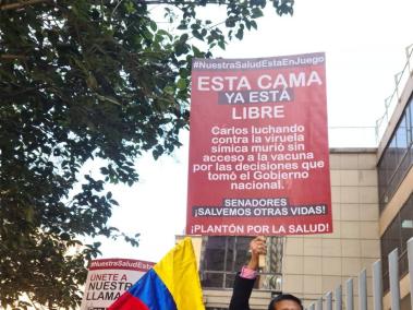 Denis Silva, vocero de Pacientes Colombia.