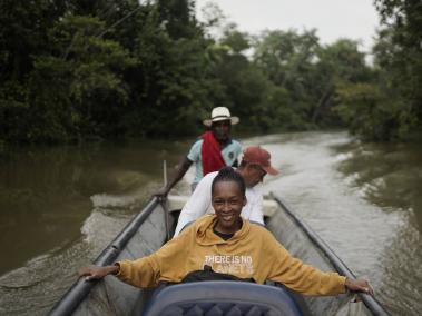 Todo el cacao que se produce en la zona rural del municipio debe ser transportado por vía fluvial.