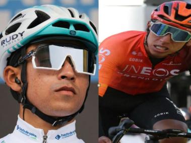 Santiago Buitrago y Egan Bernal