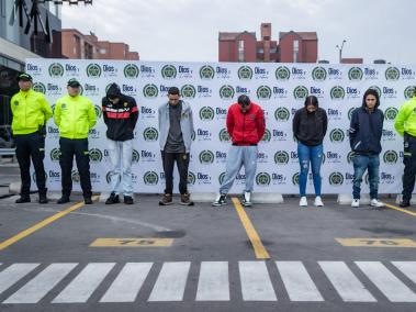 Capturas de los más buscados en Bogotá.