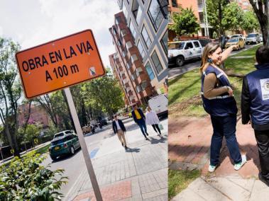 La Procuraduría revisa el estado de obras de valorización en Bogotá.