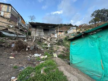 Alto de los Pinos en Usme donde ocurrió la masacre de la familia.