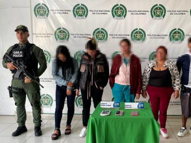 Todas estas personas estaban dedicadas al negocio ilícito de la extorsión.