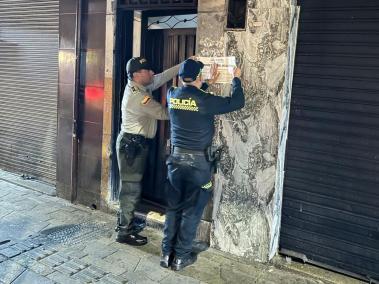 Hotel sellado por explotación sexual en el centro de Medellín.