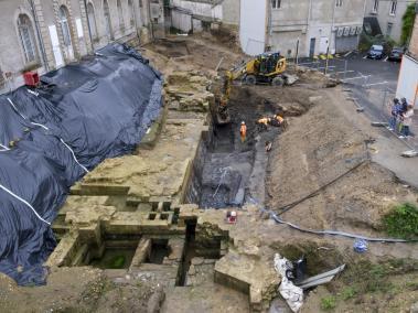 La construcción fue descubierta durante la construcción del Museo de Bellas Artes.