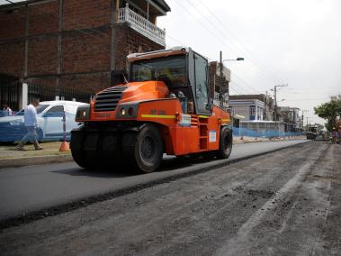 Obras por los carriles mixtos del MIO.