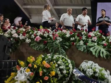 Homenaje en la Plaza Alfonso López.