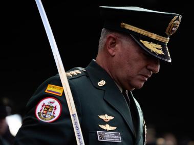 Comandante del Ejército, mayor general Luis Emilio Cardozo Santamaría.