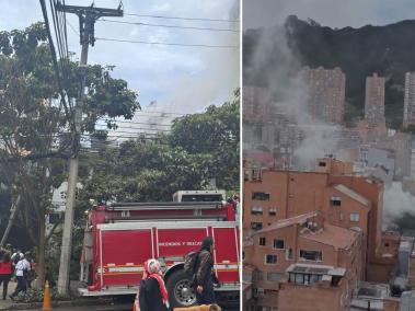 Incendio en Chapinero.