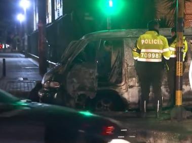 Incendio carro de mariachis