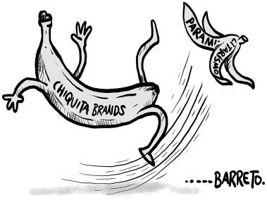 A pagar por el resbalón - Caricatura de Beto Barreto