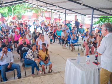 El encuentro se cumplió en la sede María Inmaculada, de la Institución Educativa Técnica Agropecuaria de Puerto Giraldo,