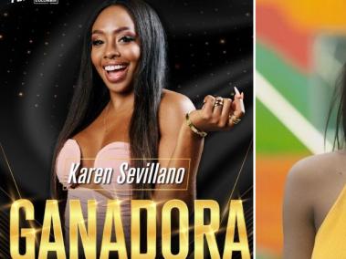 Karen Sevillano ganadora de 'La casa de los famosos Colombia'