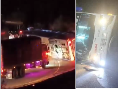 Accidente de tránsito en la ruta Medellín-Cúcuta