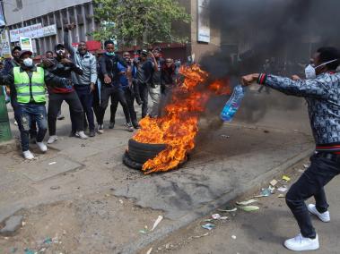 Protestas en Kenia.