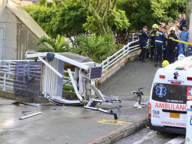 Emergencia metrocable Medellín deja una persona muerta.