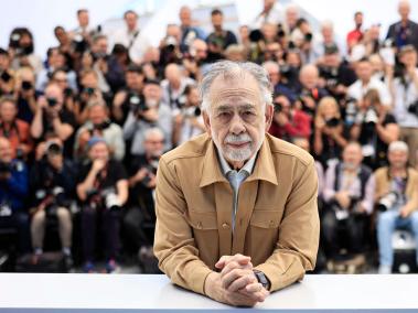 Coppola presentó Megalópolis en el Festival de Cannes. France, on May 17, 2024. (Photo by Valery HACHE / AFP)