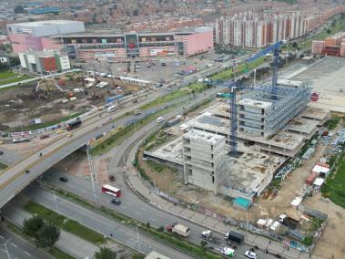 Construcción del nuevo complejo universitario de Soacha.