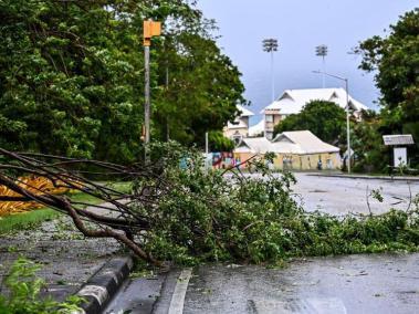El huracán Beryl pasó cerca de Bridgetown, Barbados.