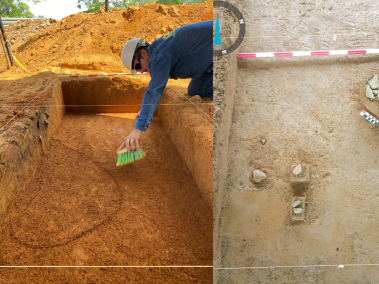 Vestigios arqueológicos en el Meta, Colombia.