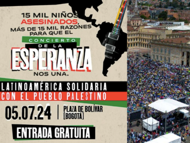 El 'Concierto de la Esperanza' será este viernes en la Plaza de Bolívar