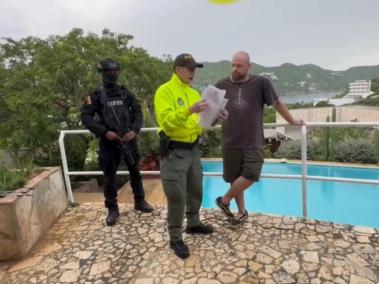 Patrick Schmitz fue capturado en su cabaña en Taganga