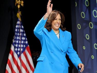 Kamala Harris ha evitado hacer comentarios sobre los llamados para que Biden deje la candidatura presidencial. 