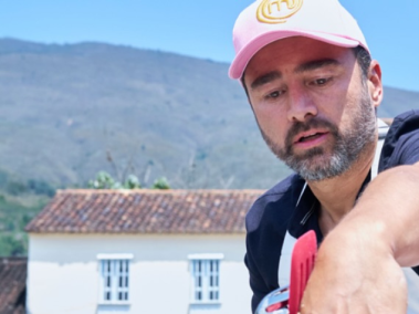 El actor Andrés Toro en 'MasterChef Celebrity'.