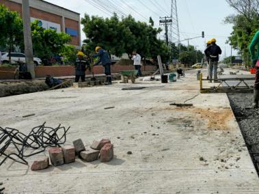 Los trabajos de pavimentación en el tramo Tauro iniciaron el pasado 10 de Marzo.