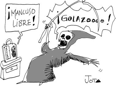 Mal partido - Caricatura de Jota