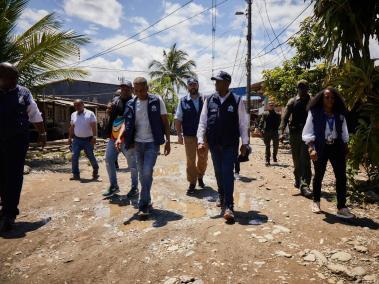 Defensoría del Pueblo visitó la zona afectada.